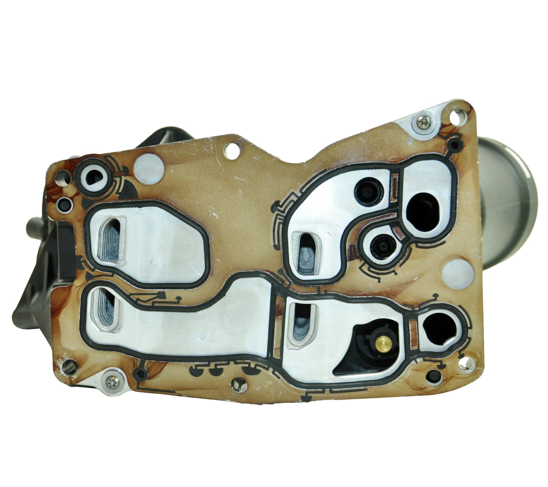 11428507697 Engine Oil Cooler Filter Housing For BMW 1 3 5 S