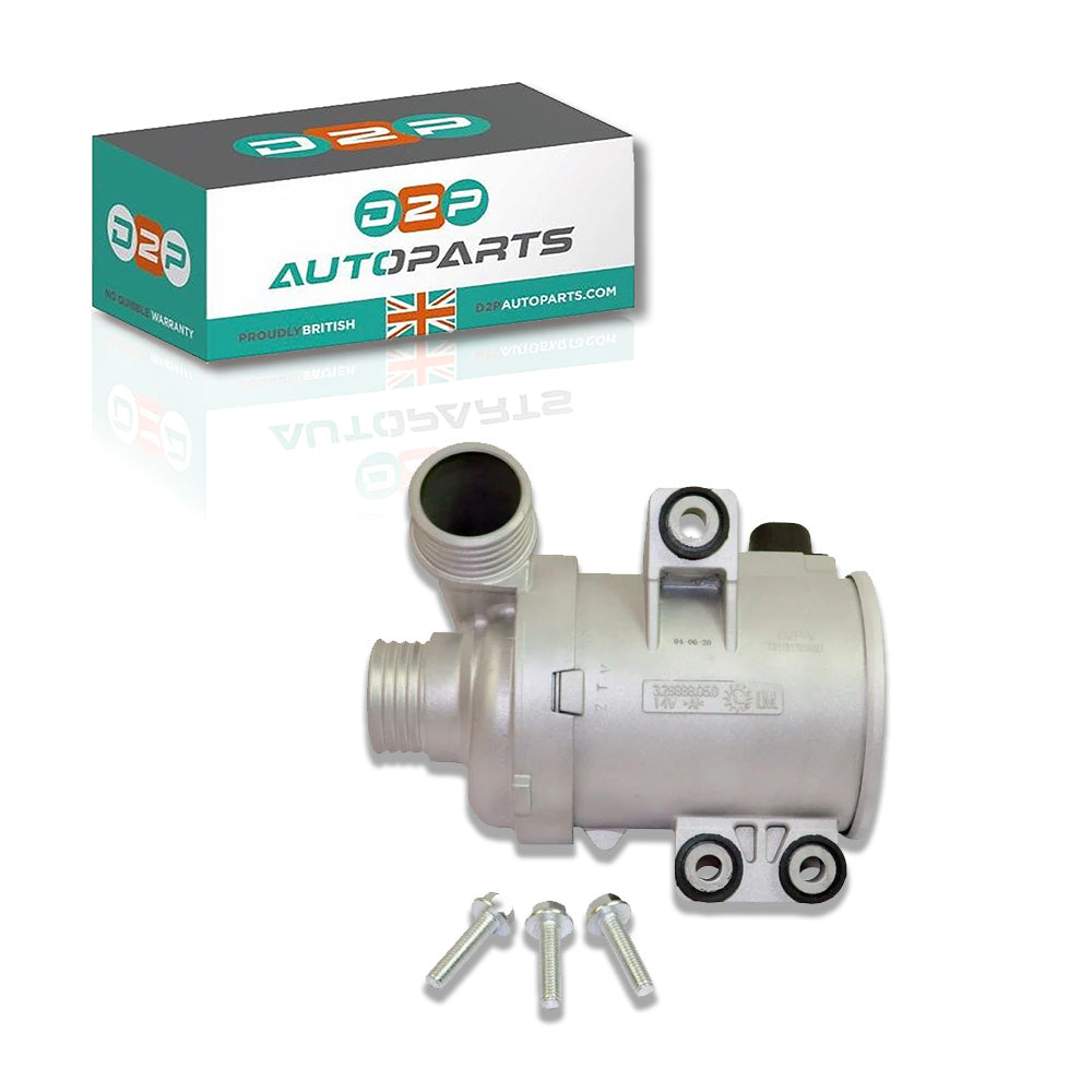 Electric coolant water pump for BMW N20 N26 engine close-up