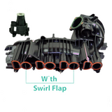 BMW inlet intake manifold with swirl flap actuator for 1 / 3 / 5 Series and X1 / X3