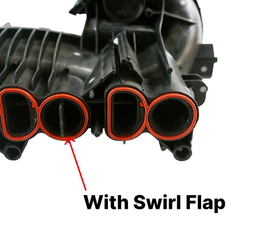 intake manifold with swirl flap control for BMW 1 Series diesel