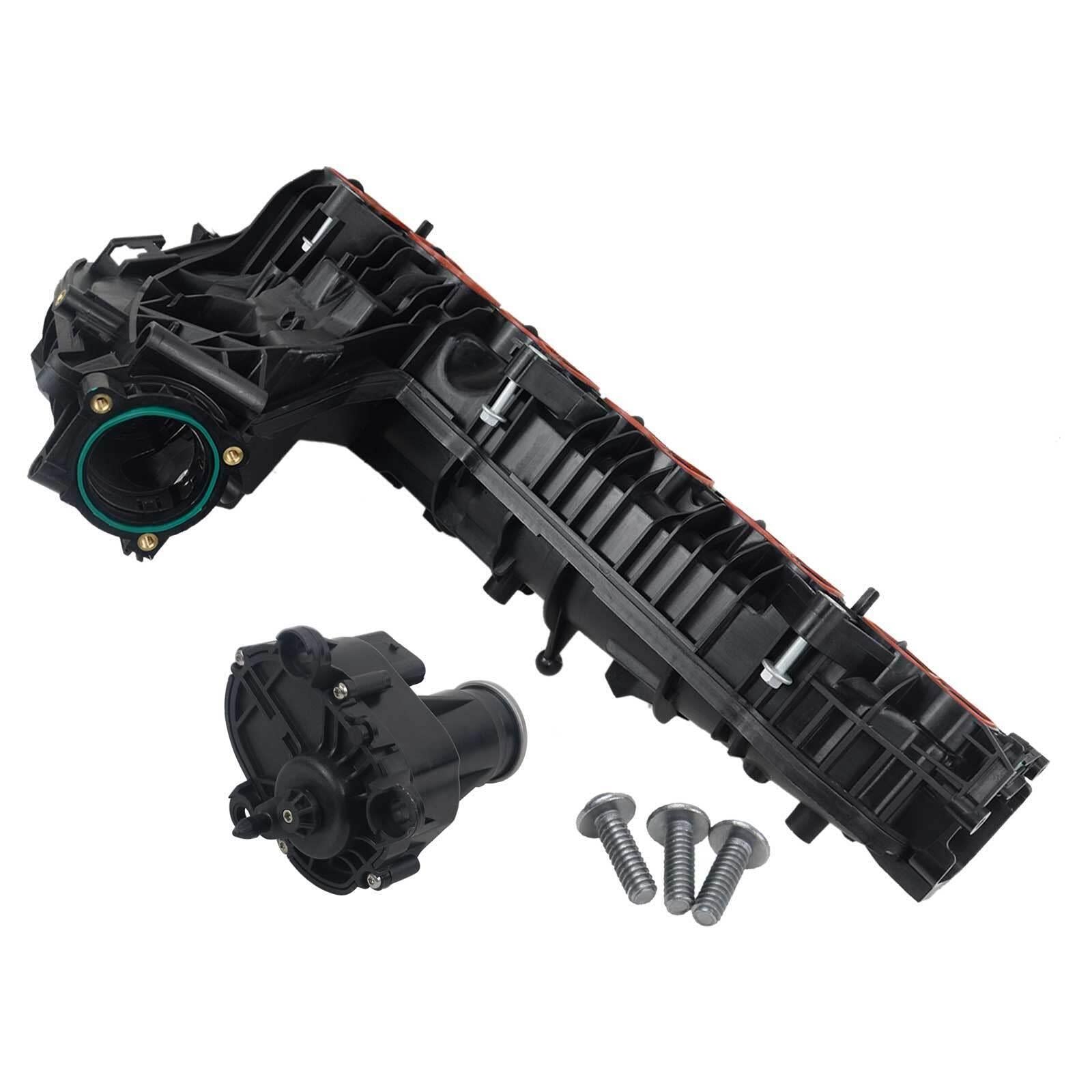 BMW plastic intake manifold with active swirl flap control