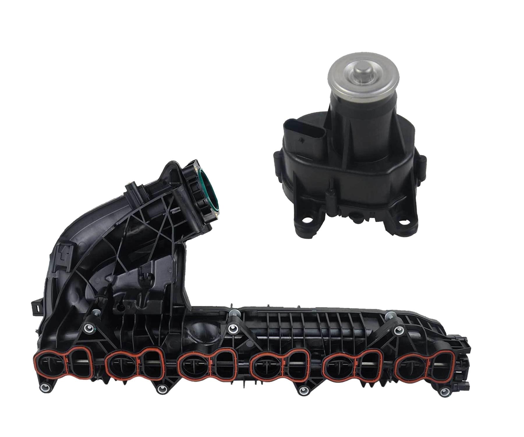 swirl flap actuator mounted on BMW manifold