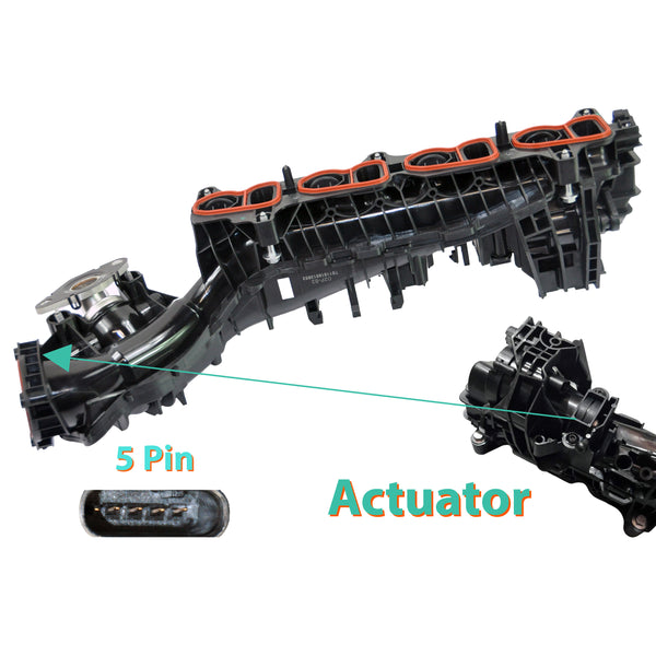 Intake Inlet Manifold With Actuator For Bmw: 2 Series, X1, X2, Mini: Mini, Mini Clubman, Mini Countryman,