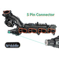 Intake Inlet Manifold With Actuator For Bmw: 1 Series, 2 Series, 3 Series, 4 Series, 5 Series, 6 Series, 7 Series, X3, X4, X5,