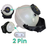 Radiator Coolant Expansion Header Tank & Cap For BMW: 1 Series, 2 Series, 3 Series, 4 Series