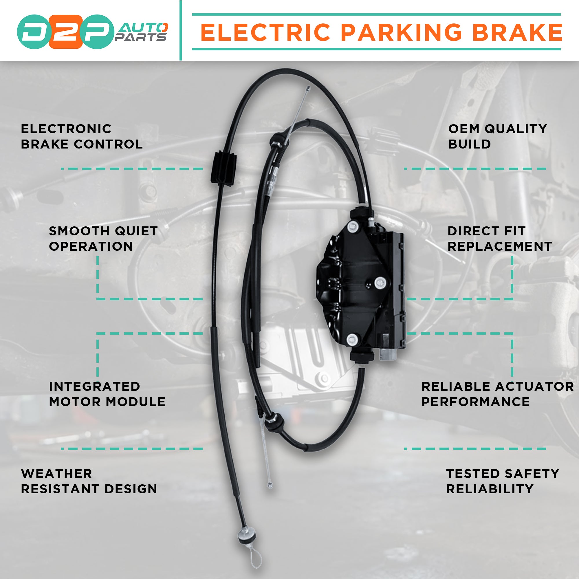 BMW X6 F16 electric handbrake actuator module replacement