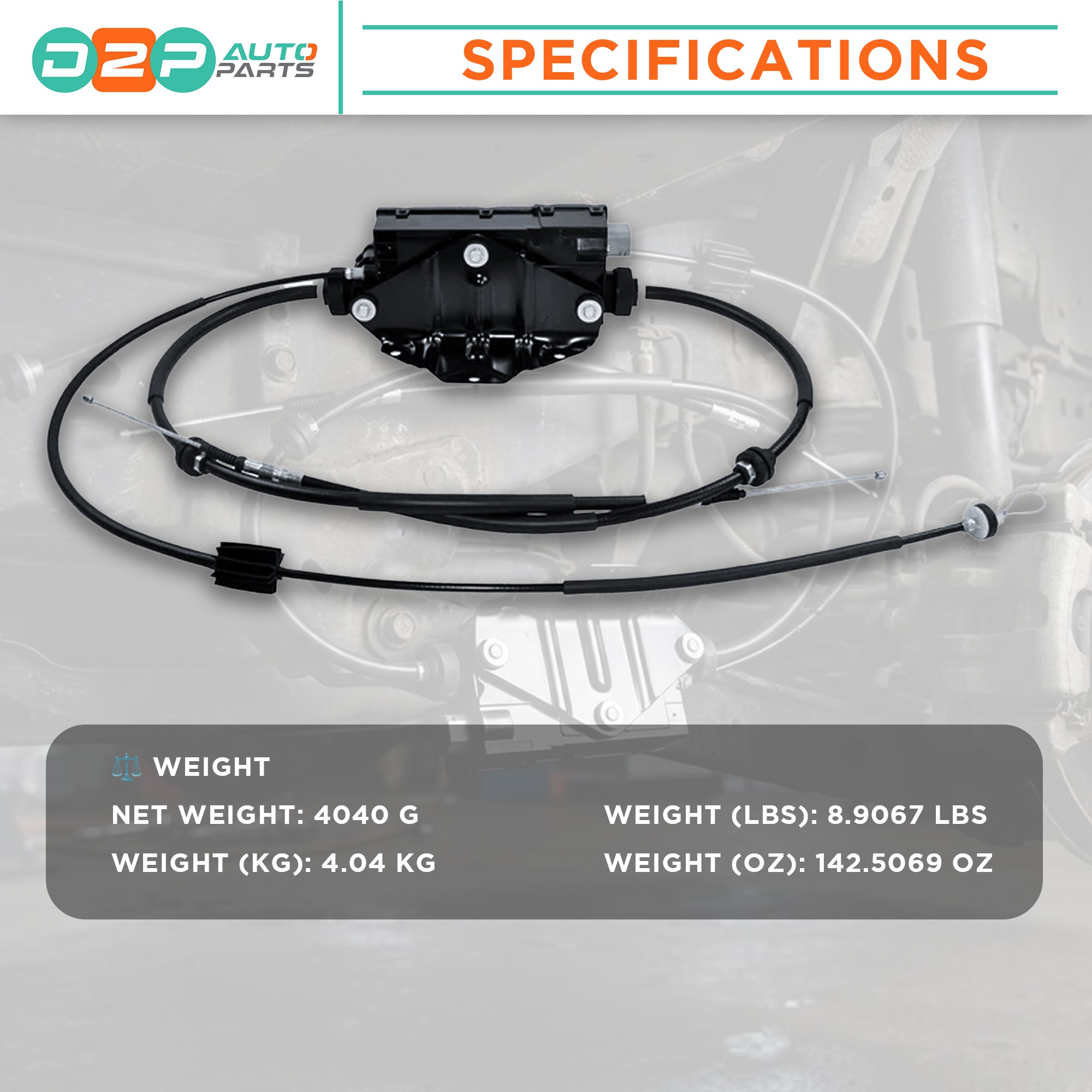 specifications of rear electronic handbrake actuator for BMW X5 X6