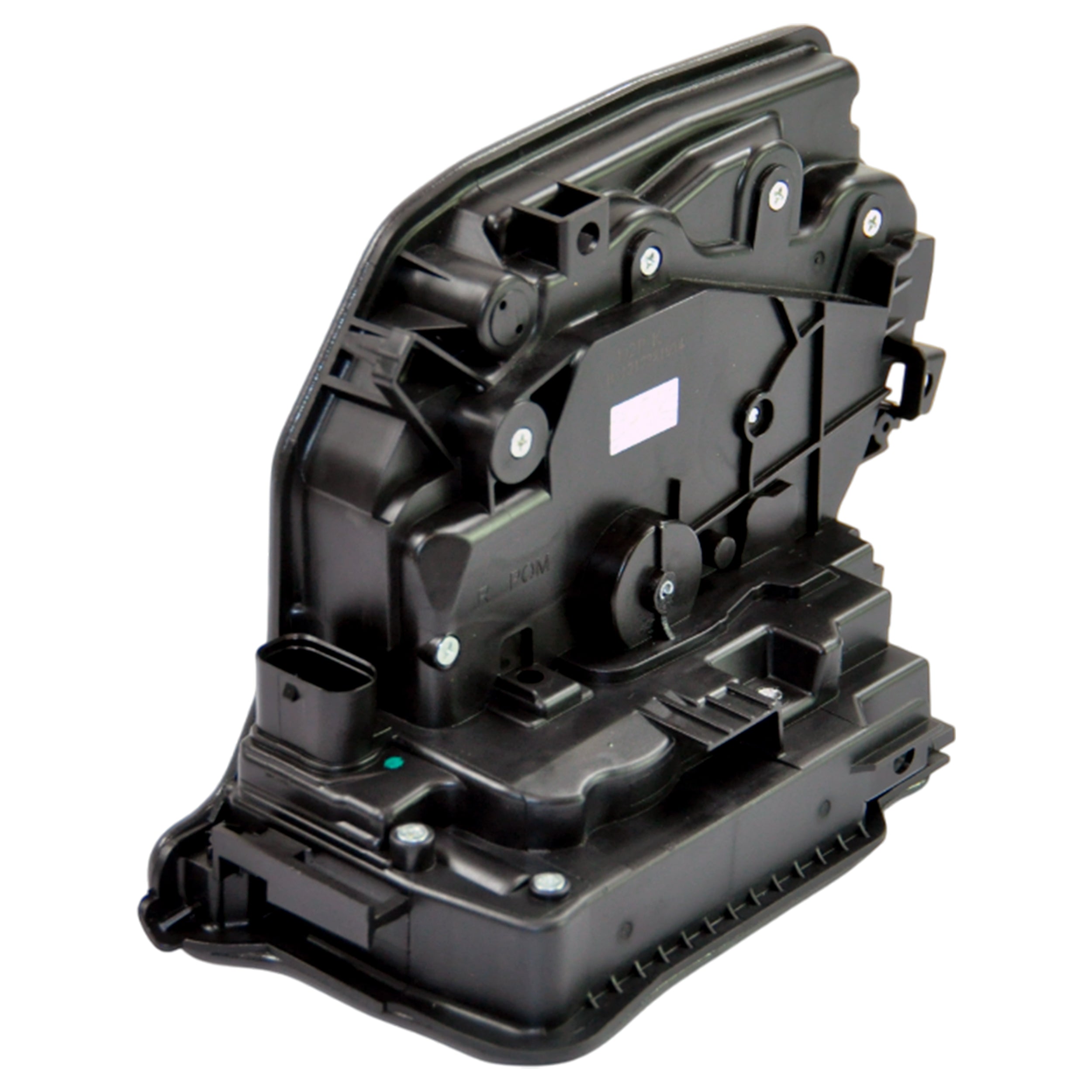 BMW right side door latch lock assembly close-up