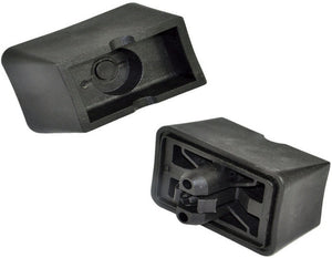 Front and rear jacking support plugs for BMW chassis lift points