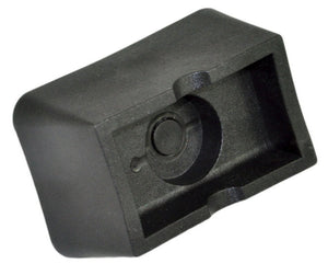 Detail view of BMW jack‑point support plug underside threads and sleeves