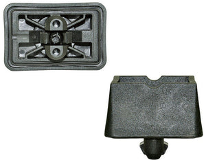 New BMW car jack point support plugs ready for installation