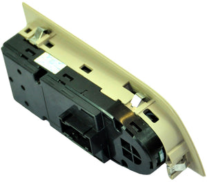 BMW 3 Series front power window lifter with switch close-up