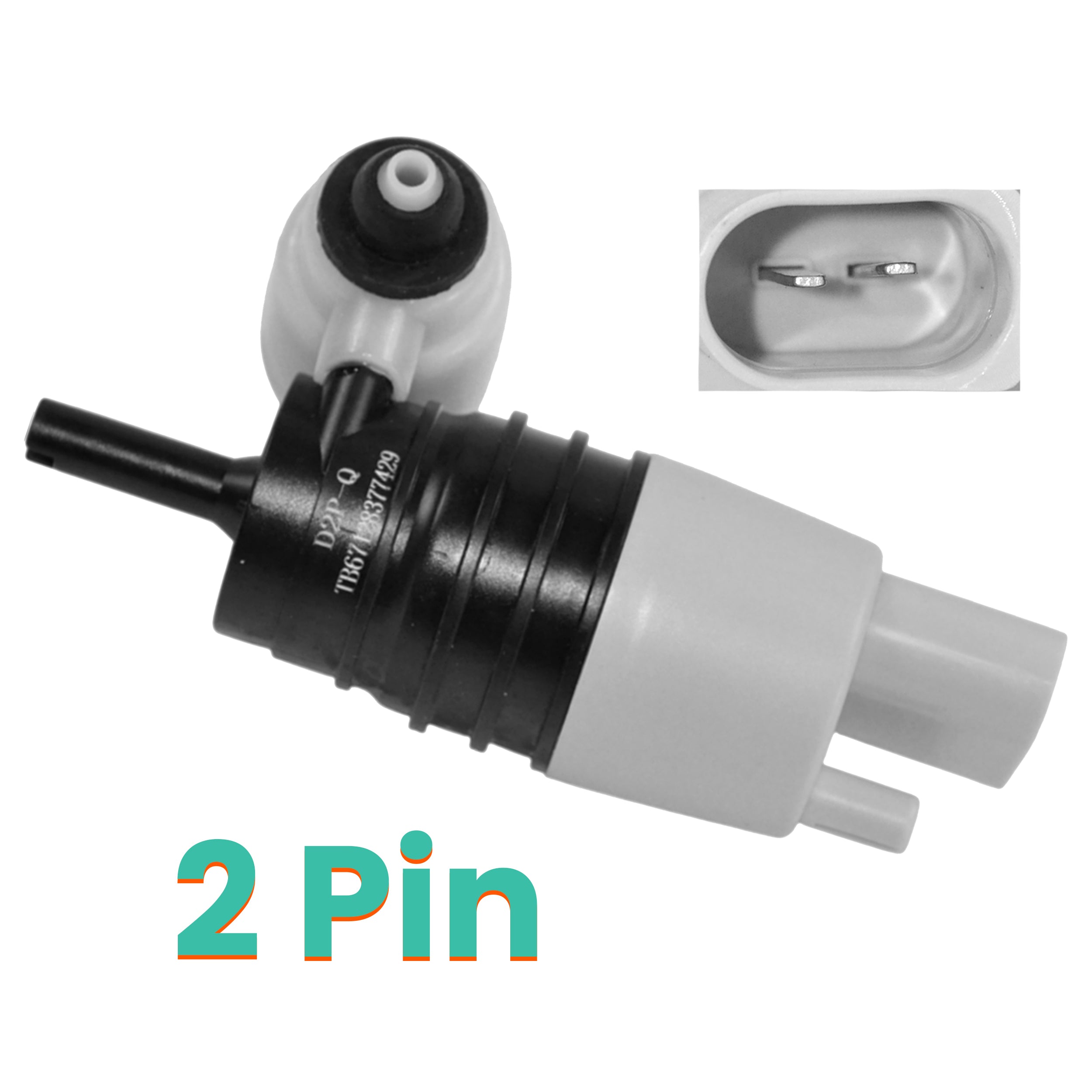 Front Windscreen Washer Dual Pump (2 Pins) For Mini: Mini, Mini Clubman, 67128377429