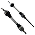 2X Front Driveshafts For Citroen C5 C6 Dispatch Ds5 Peugeot 407 508 Expert Rcz