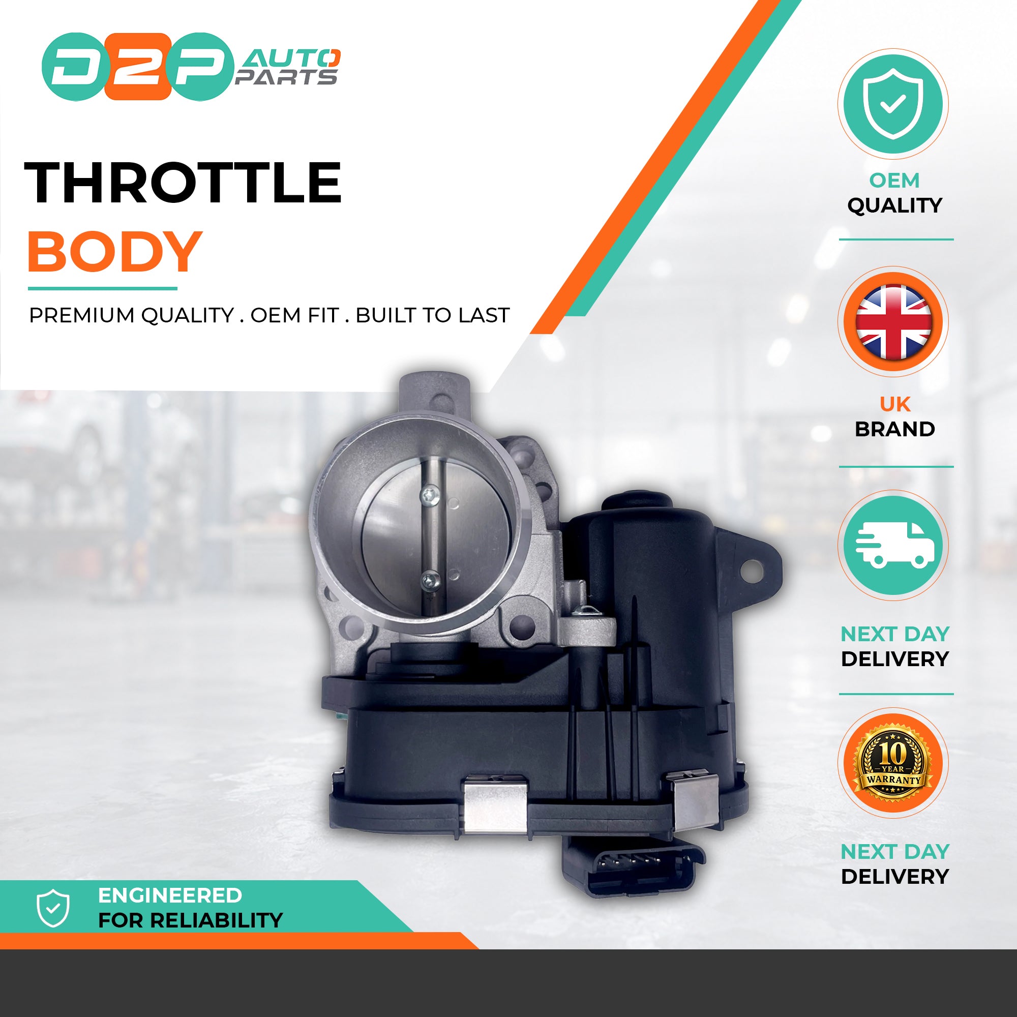 Throttle Body 9842936880 For Peugeot Citroen Vauxhall