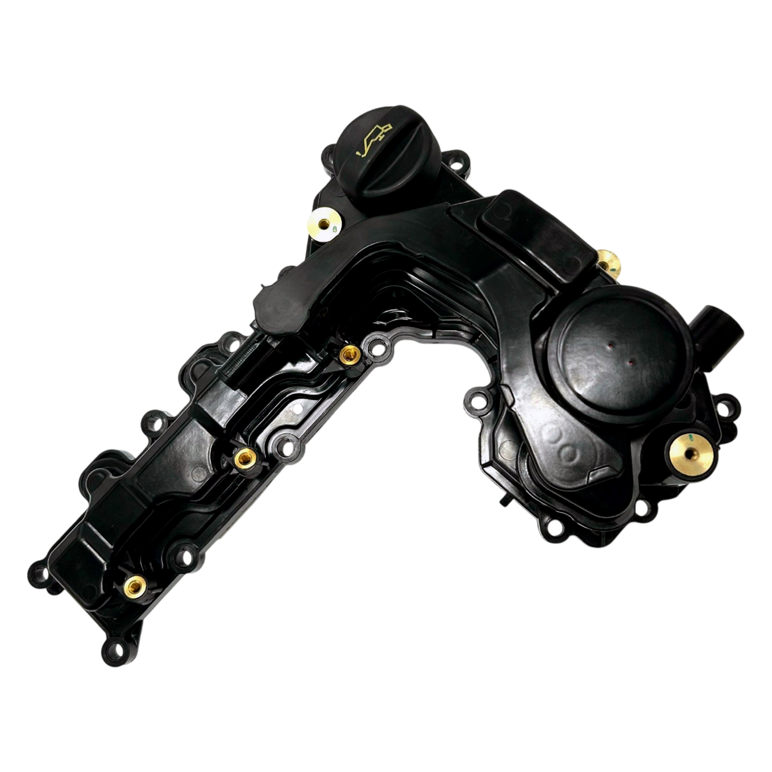 plastic rocker cover 09811687980 with oil filler cap close-up