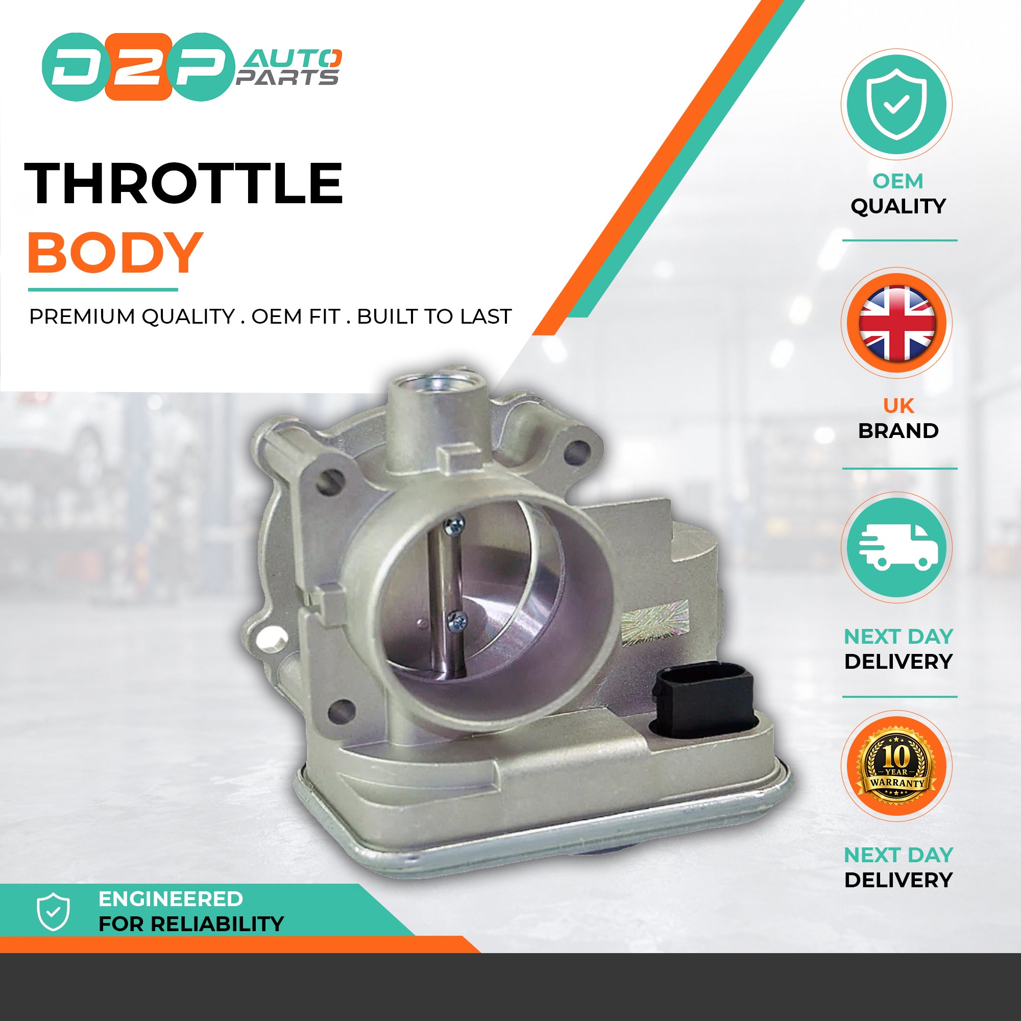 6 Pins Throttle Body For Dodge, and Jeep 04891735AC