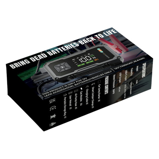 Car jump starter and charger by D2P Autoparts