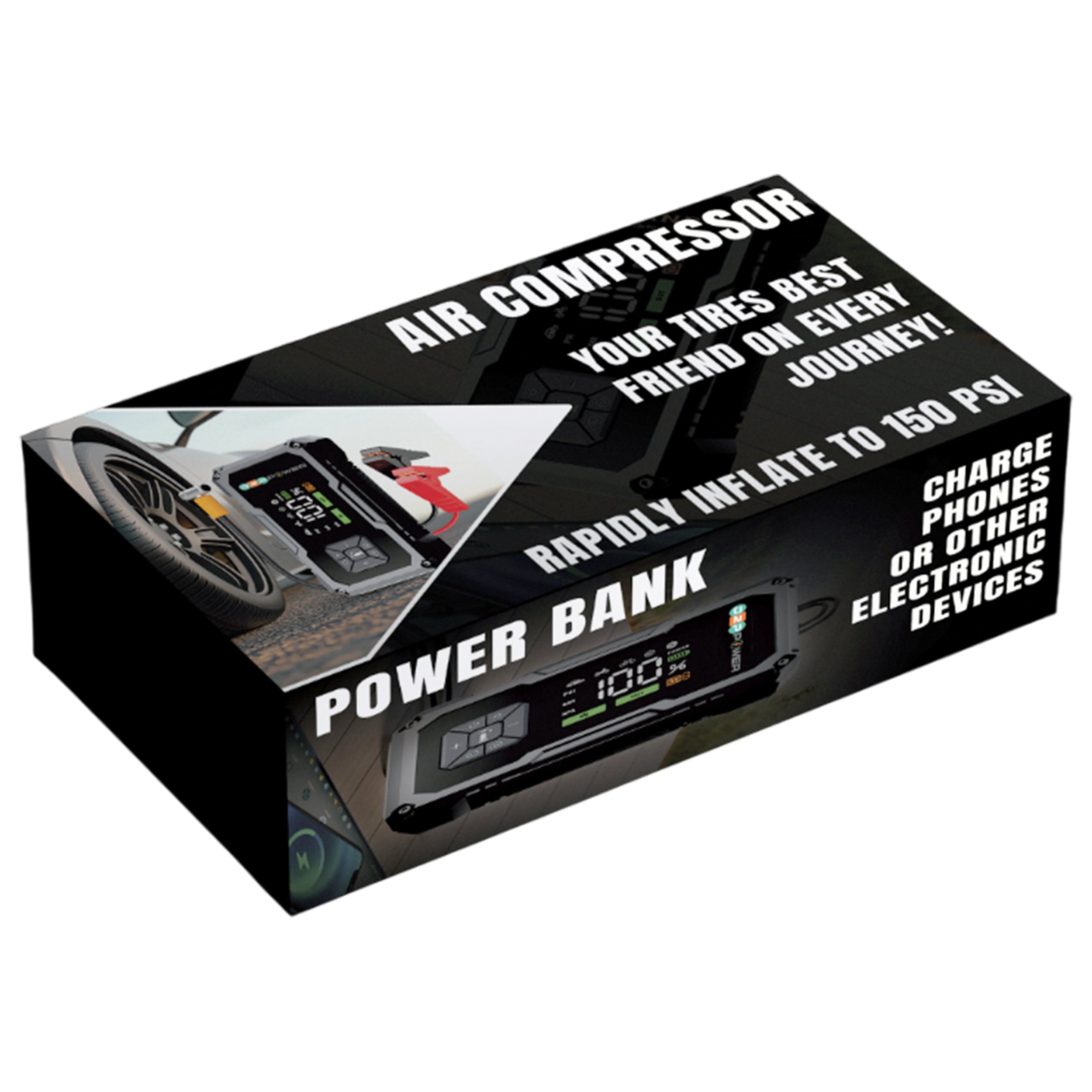 D2P car battery booster jump starter kit