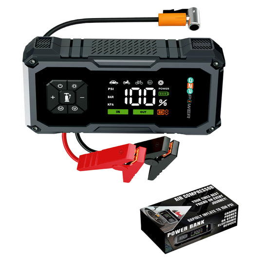 Compact jump starter for car by D2P Autoparts