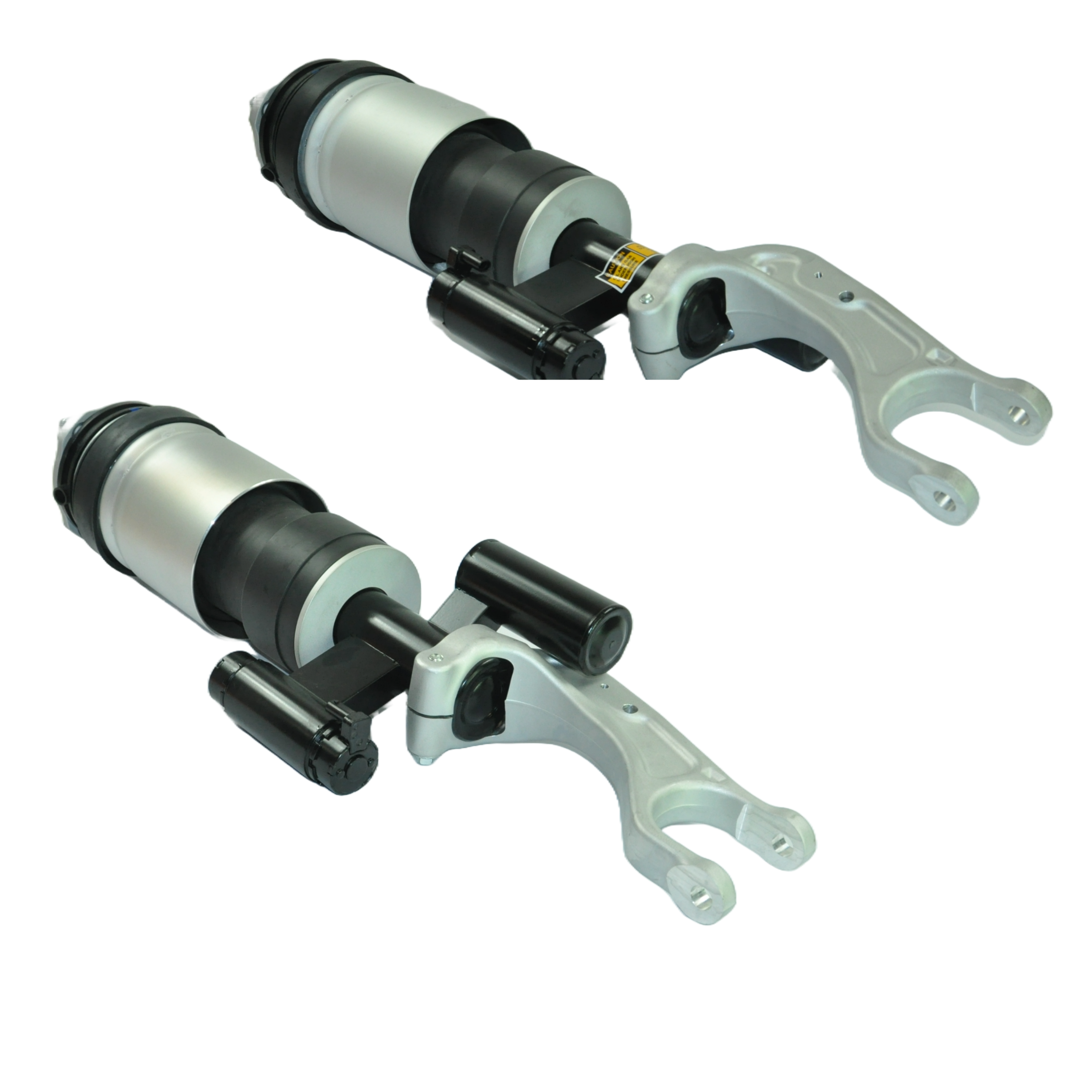 Front air suspension strut pair for Tesla Model S Model X close-up