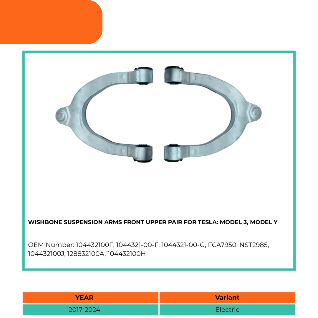 aftermarket control arms for Tesla vehicles