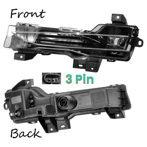 Front Right Fog Lamp & DRL For Tesla: Model 3, Model Y