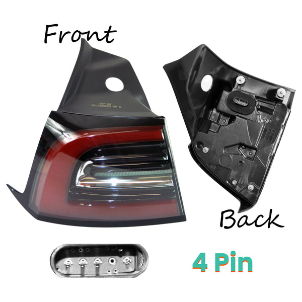 Rear Outer Tail Light Left For Tesla: Model 3, Model Y
