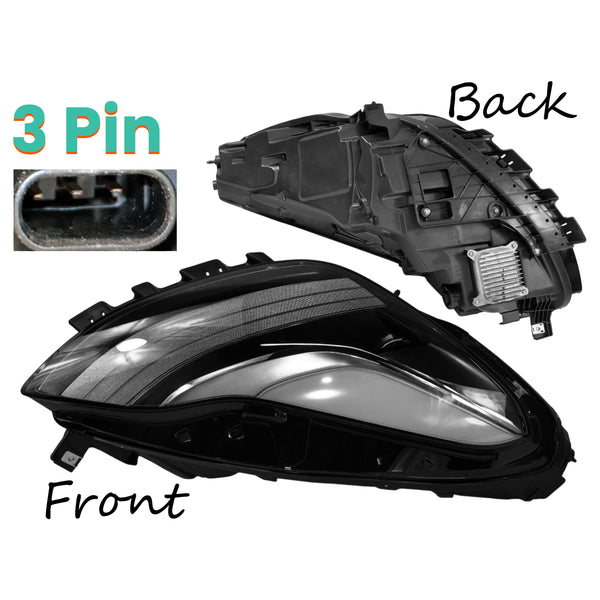 Front Right driver Rh Side Headlamp Headlight For Tesla: Model 3, Model Y