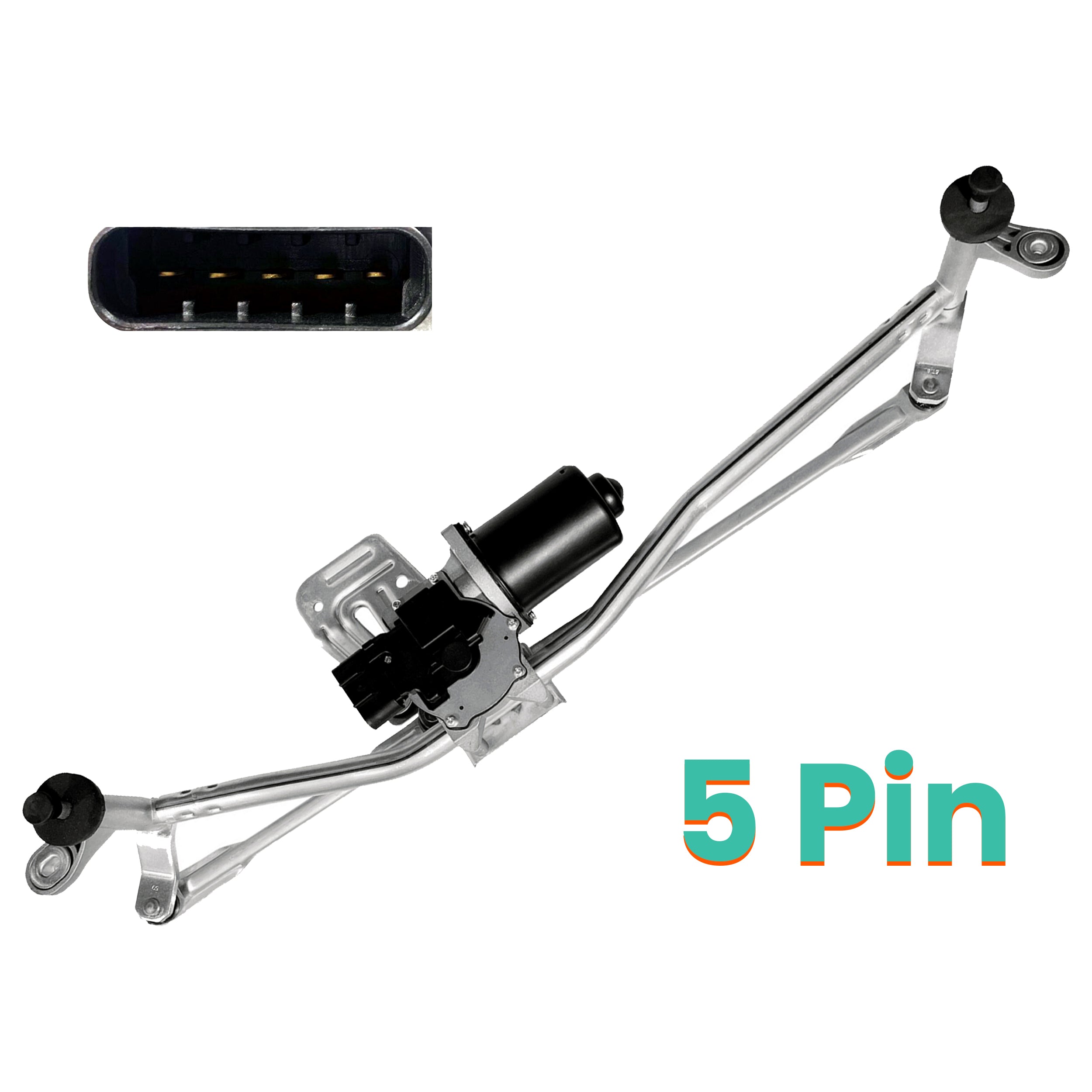 Front Wiper Motor & Linkage for Citroen Relay, Fiat Ducato, Peugeot Boxer | OE# 1363339080