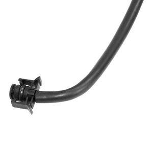 Ford radiator reservoir overflow hose close-up