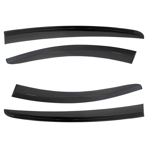 4pcs Of Front & Rear Wind Deflectors for Ford: Focus 2018- HB 5D/ SEDAN