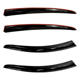 4pcs Of Front & Rear Wind Deflectors for Ford: Focus 2018- HB 5D/ SEDAN