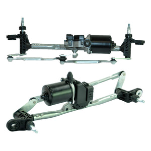 front windscreen wiper motor with linkage for Fiat Ford