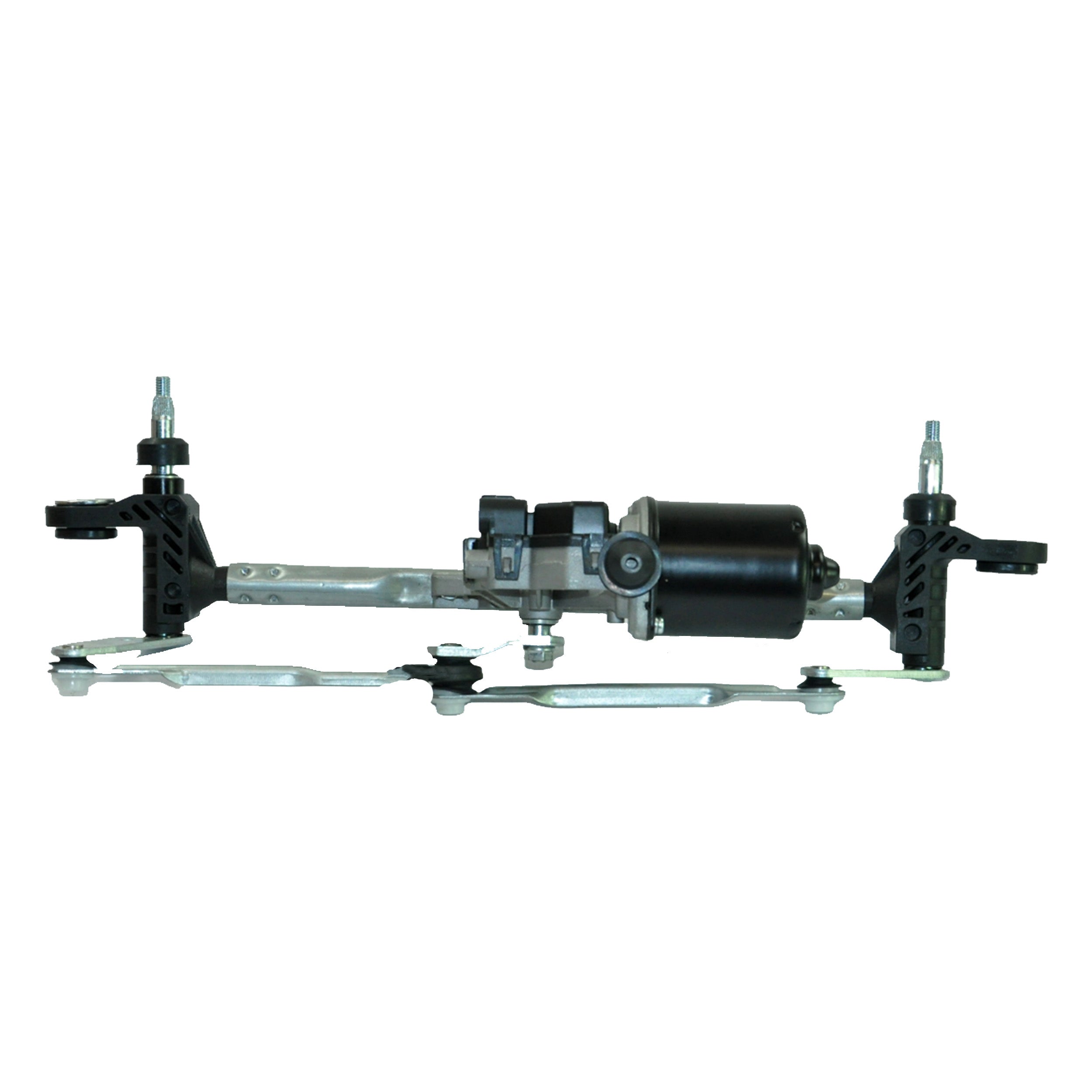 Fiat and Ford windshield wiper motor linkage close-up
