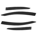 4pcs Front And Rear Wind Rain Sun Smoke Deflectors for Honda: Civic 2012-2016 SEDAN