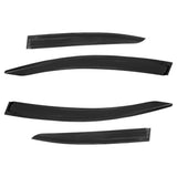 4pcs Front And Rear Wind Rain Sun Smoke Deflectors for Honda: Civic 2012-2016 SEDAN