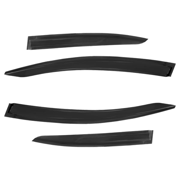 4pcs Front And Rear Wind Rain Sun Smoke Deflectors for Honda: Civic 2012-2016 SEDAN