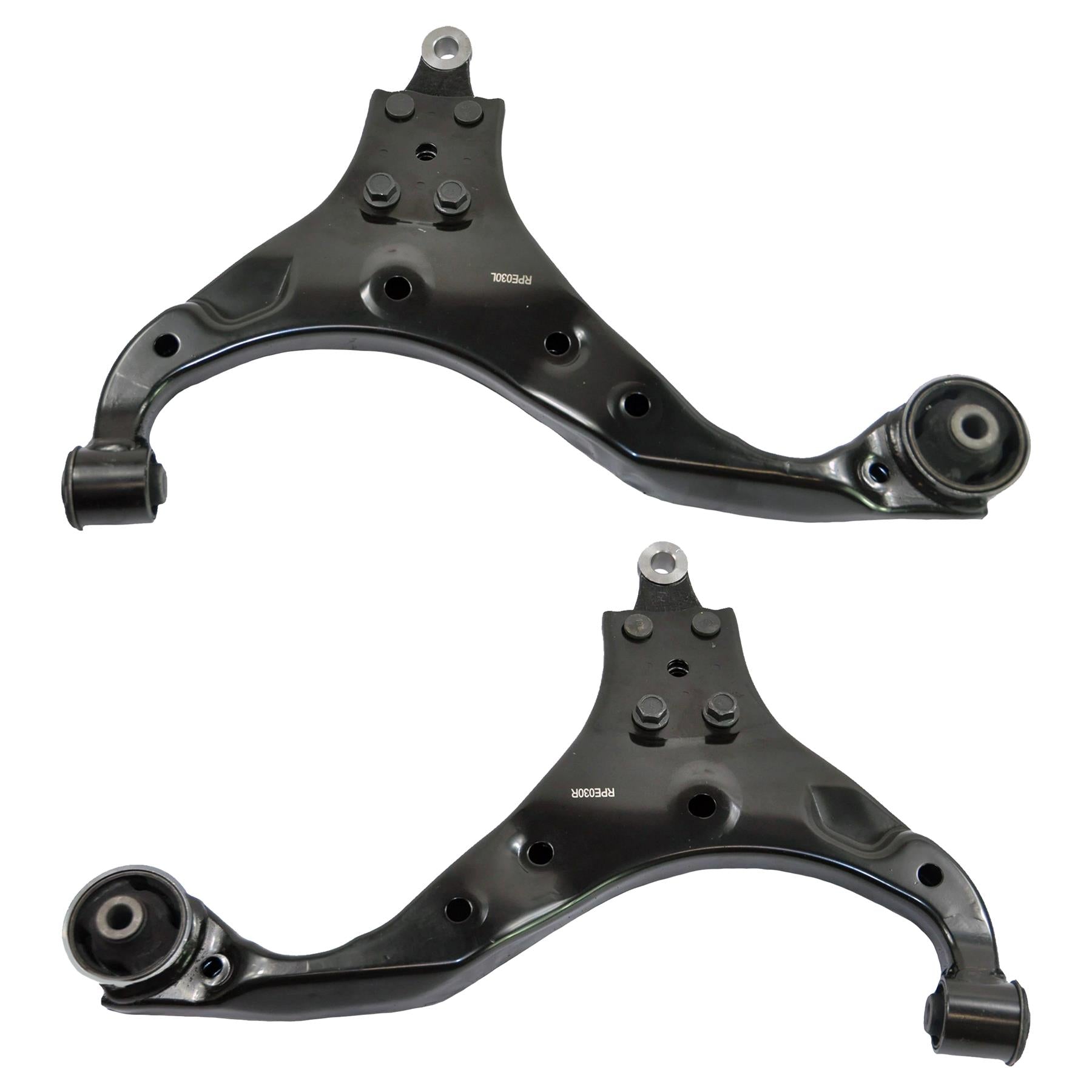 pair of front lower control arms wishbone suspension