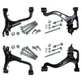Set Of Rear Upper & Front Lower Suspension Wishbone Control Arms With Fittings