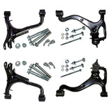 Set Of Rear Upper & Front Lower Suspension Wishbone Control Arms With Fittings
