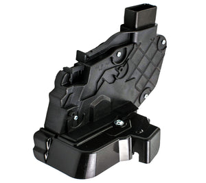 433 MHz front door lock actuator close-up showing connector and mounting points