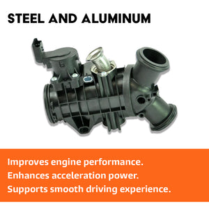 Close-up of throttle body butterfly valve and connector plug for Land Rover