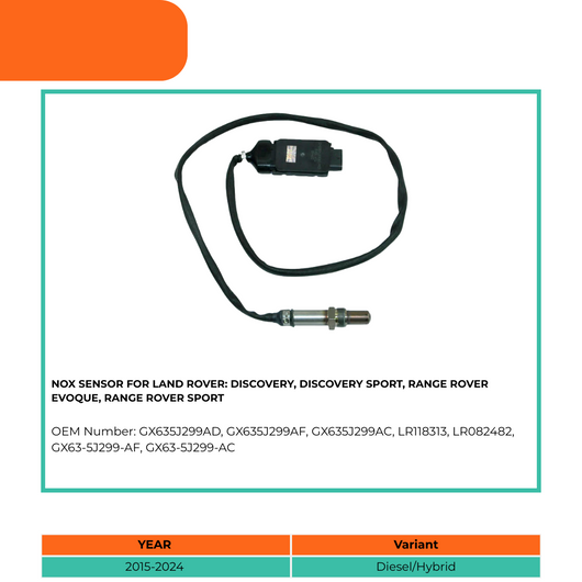 nitrogen oxide sensor Land Rover Range Rover Sport diesel