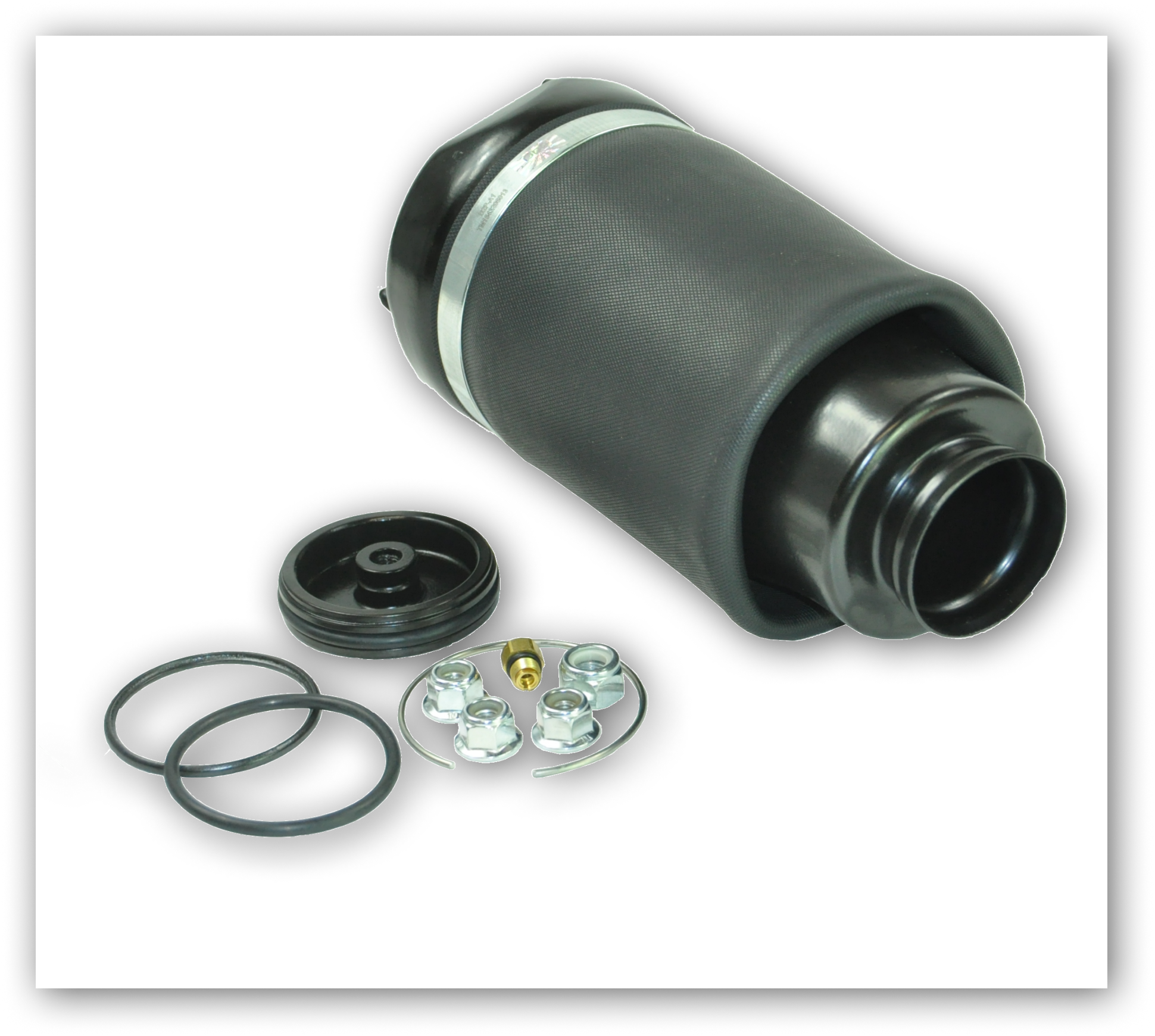 Air suspension compressor and air spring bag assembly for Mercedes ML-Class W164
