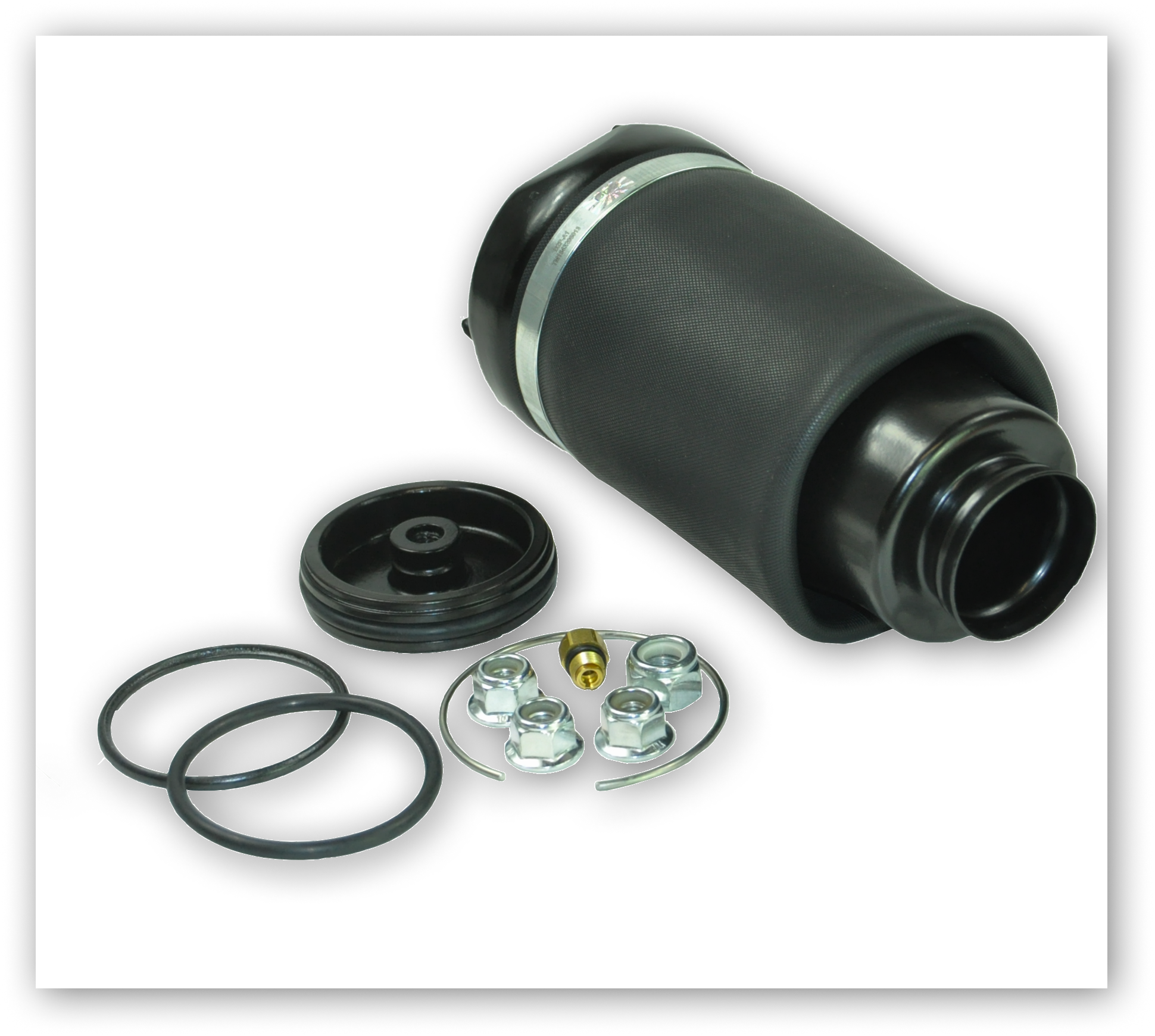 2 piece front air spring airbag Mercedes suspension system