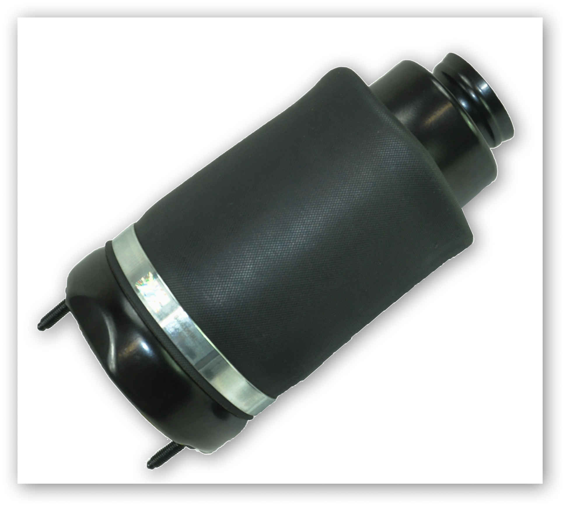 Mercedes Benz front air suspension airbags close up image