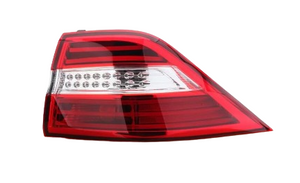 Right rear LED tail light replacement for Mercedes with wiring connector visible
