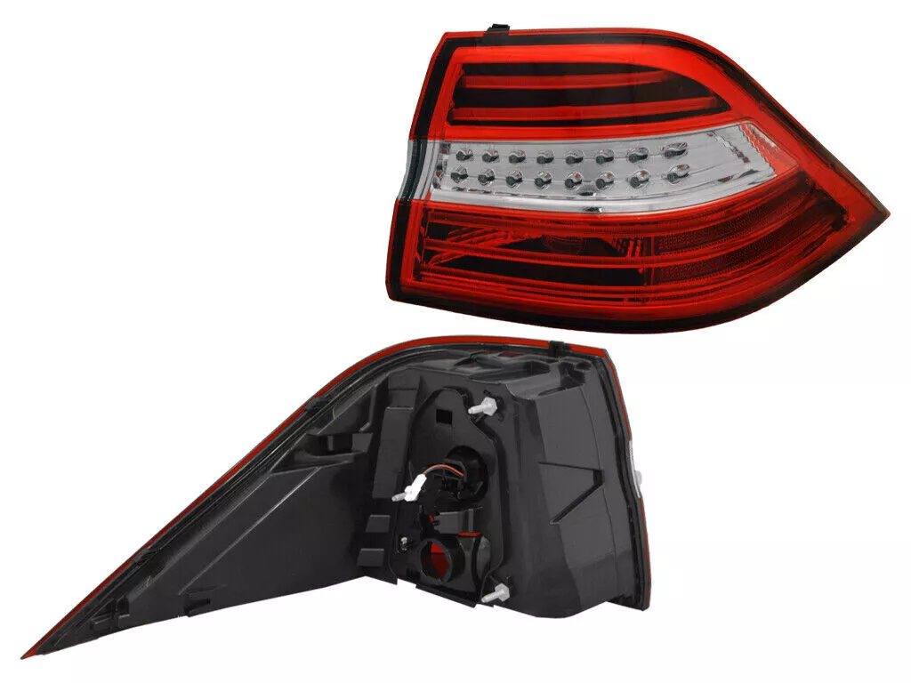 New Mercedes-Benz outer rear light unit showing LED modules and mounting tabs