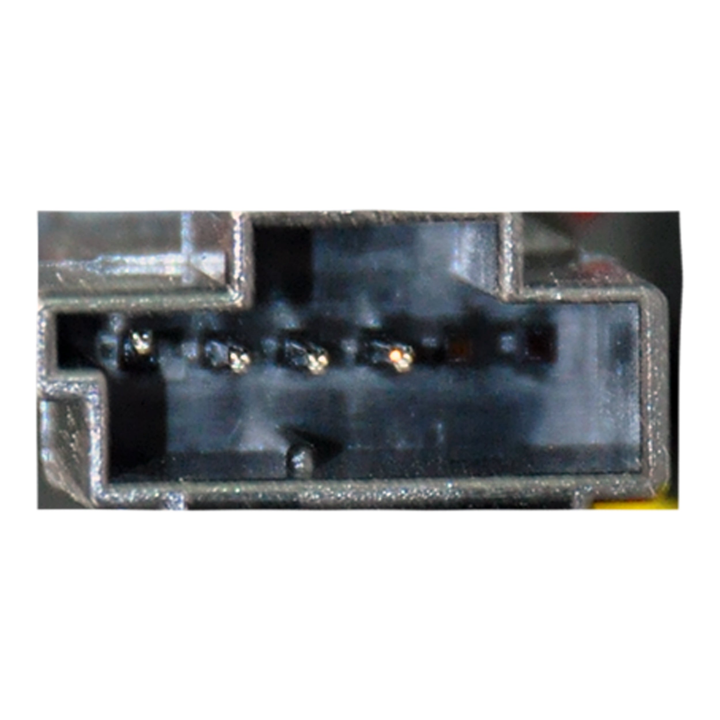 Close-up view of Mercedes-Benz left rear LED tail light reflector and LED modules